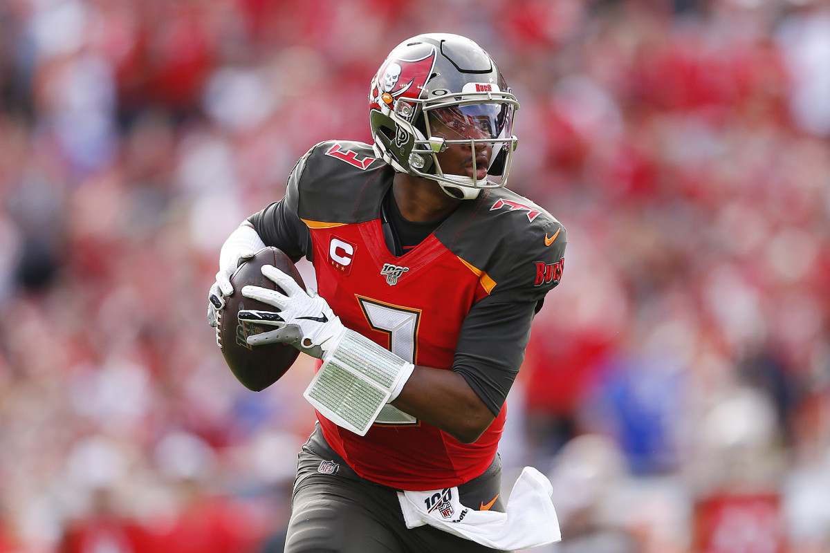 Bucs fans wear Jameis Winston's No. 3, some uneasily