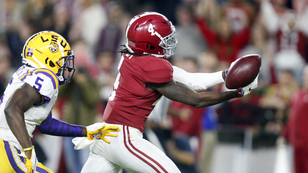 Framed Jerry Jeudy Alabama Crimson Tide Autographed 16 x 20