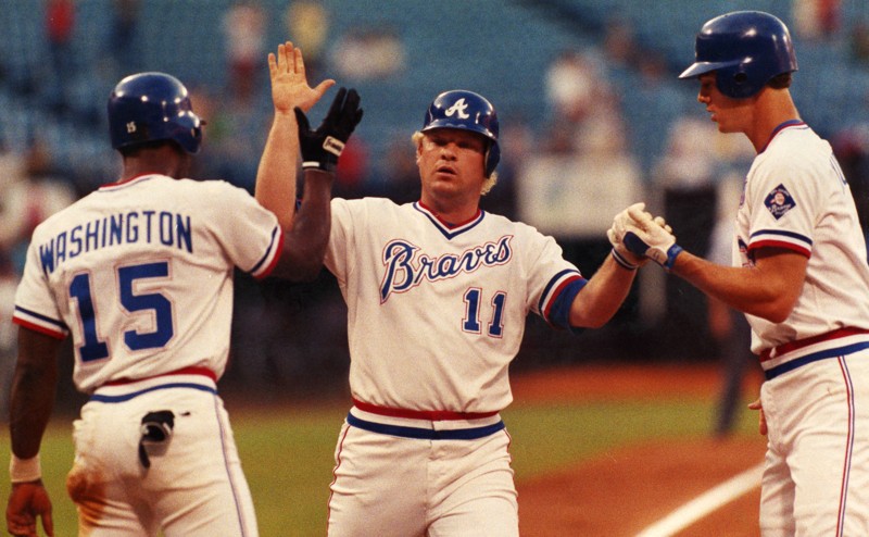 Bob Horner Jersey - Atlanta Braves 1982 Cooperstown Throwback Baseball  Jersey