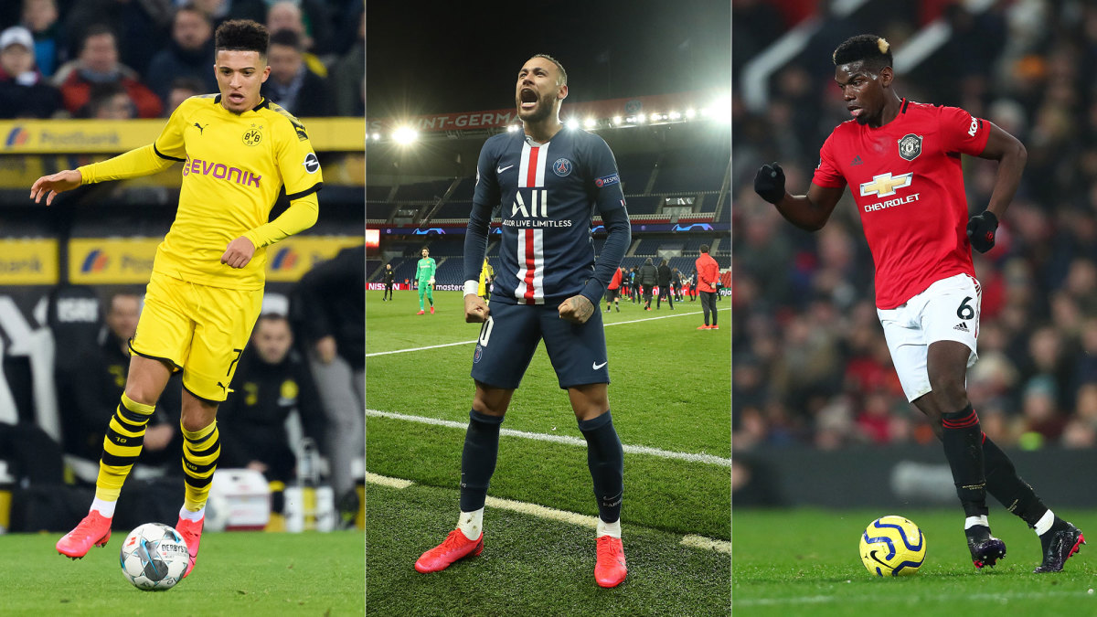 Jadon Sancho, Neymar and Paul Pogba were all tipped to be on the move this summer