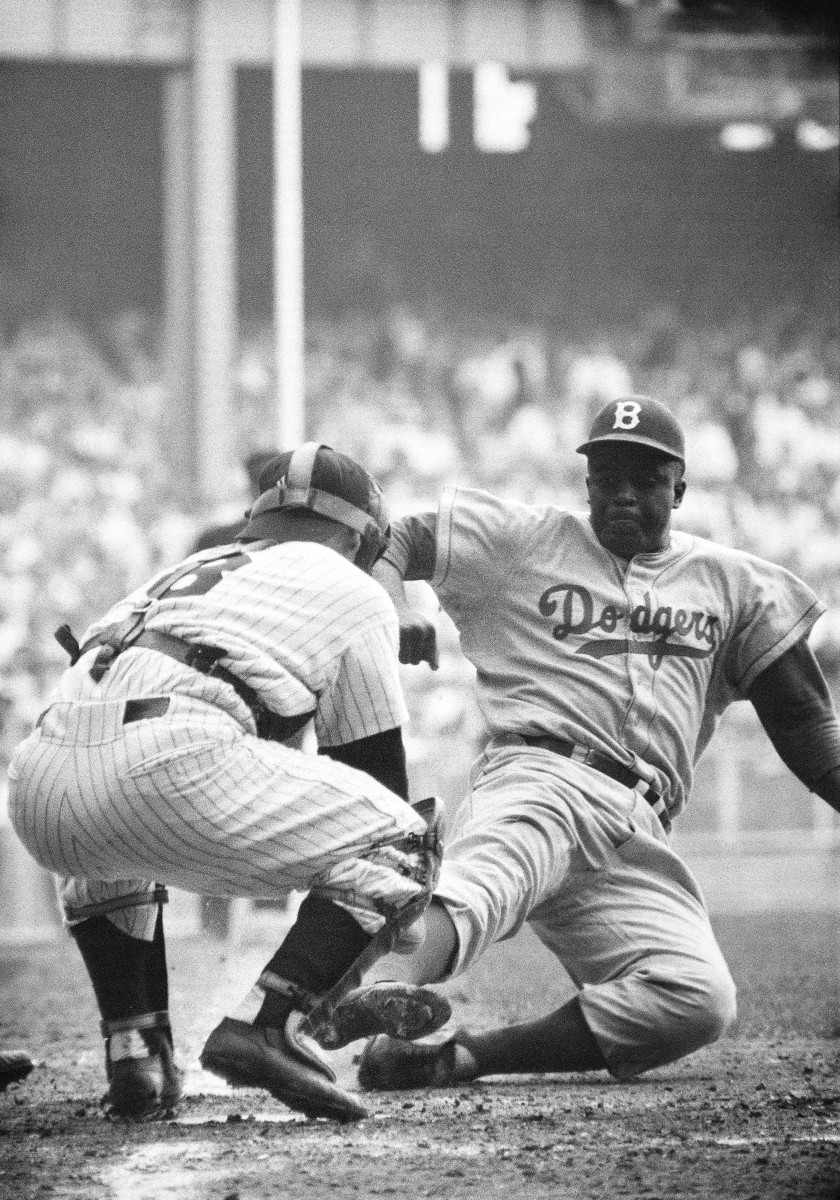 African American Jackie Robinson Brooklyn Dodgers Baseball 