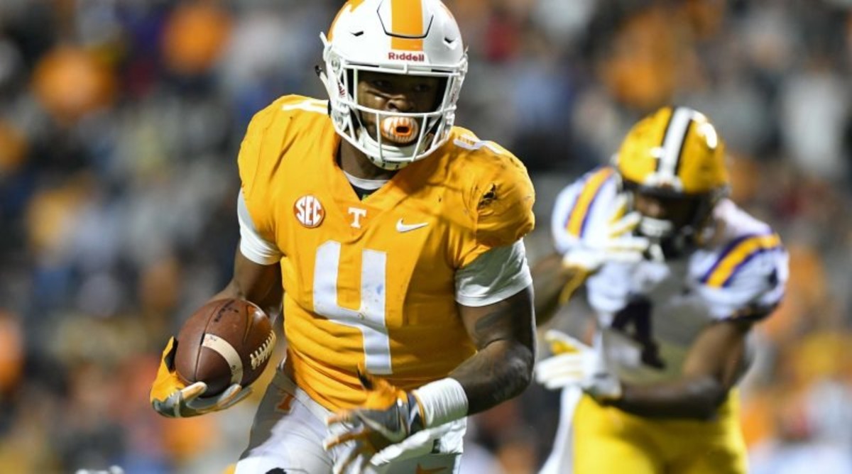 Tennessee Pro Day RB Kelly flashes speed Visit NFL Draft on Sports