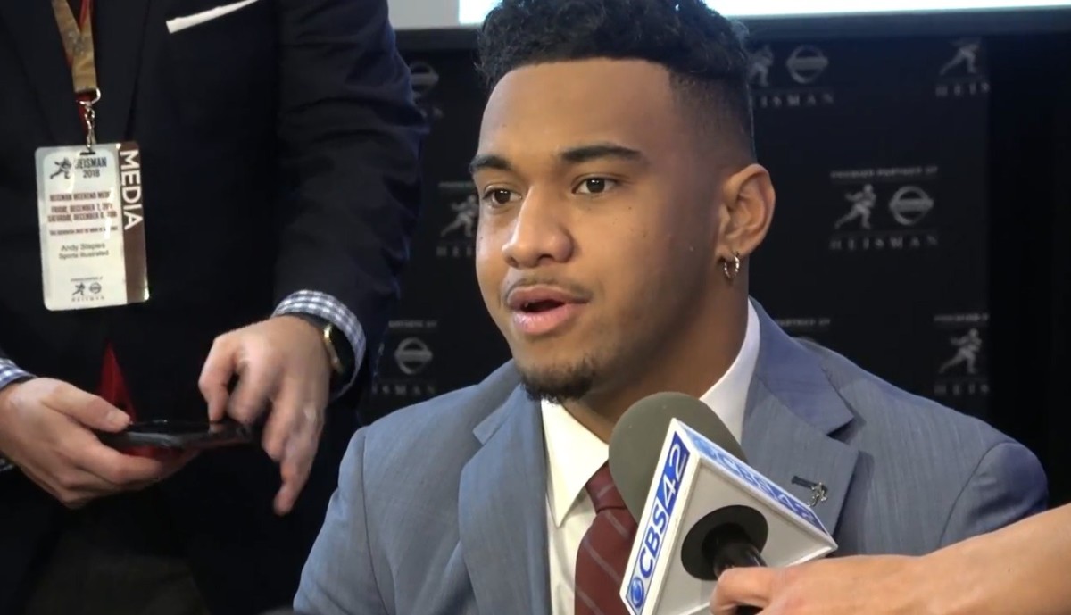 Heisman Candidate Tua Tagovailoa Interview Visit NFL Draft on Sports