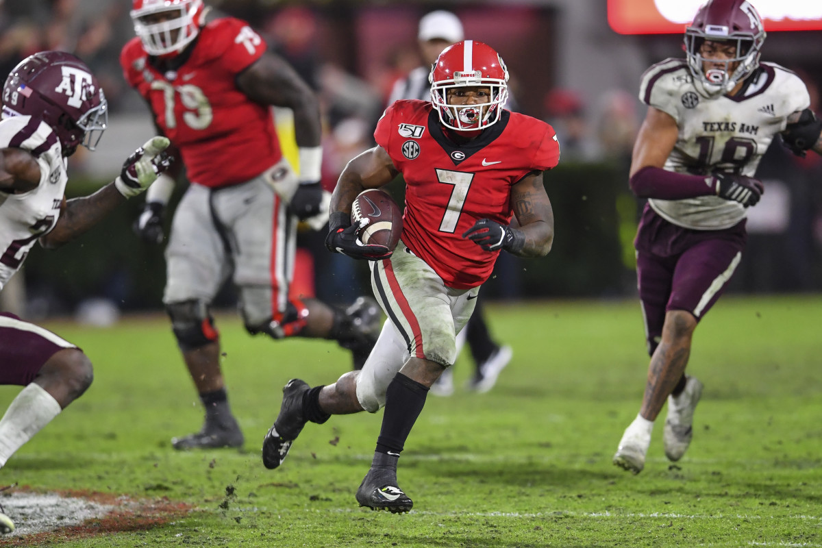 GA Bulldogs RB Swift could replace Alvin Kamara