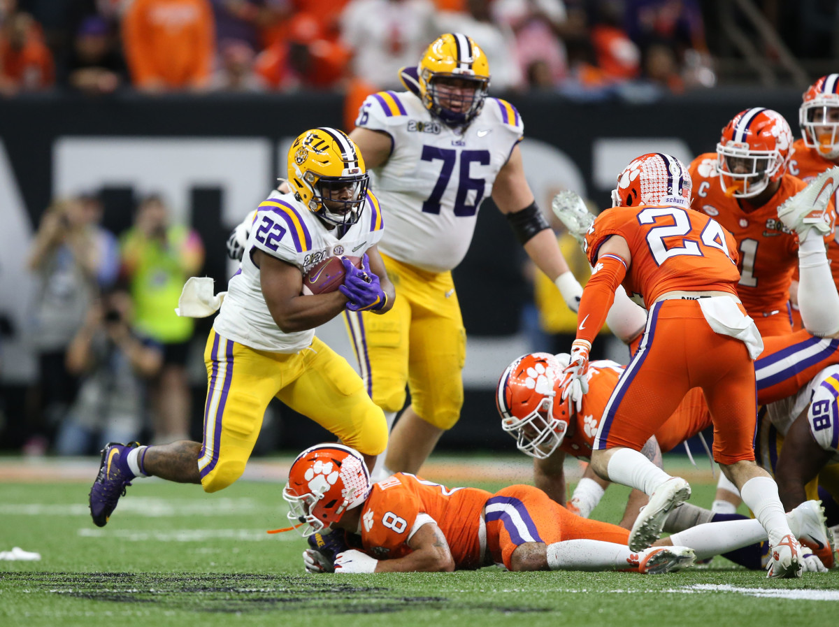 RB Clyde Edwards-Helaire from LSU could be Kamara's Replacement