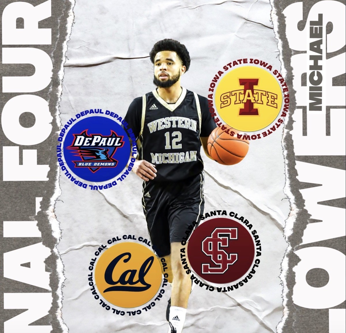 Grad transfer Michael Flowers has Cal among his four college finalists