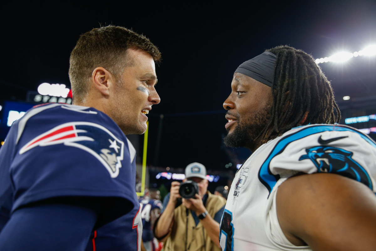 Gerald McCoy and Tom Brady