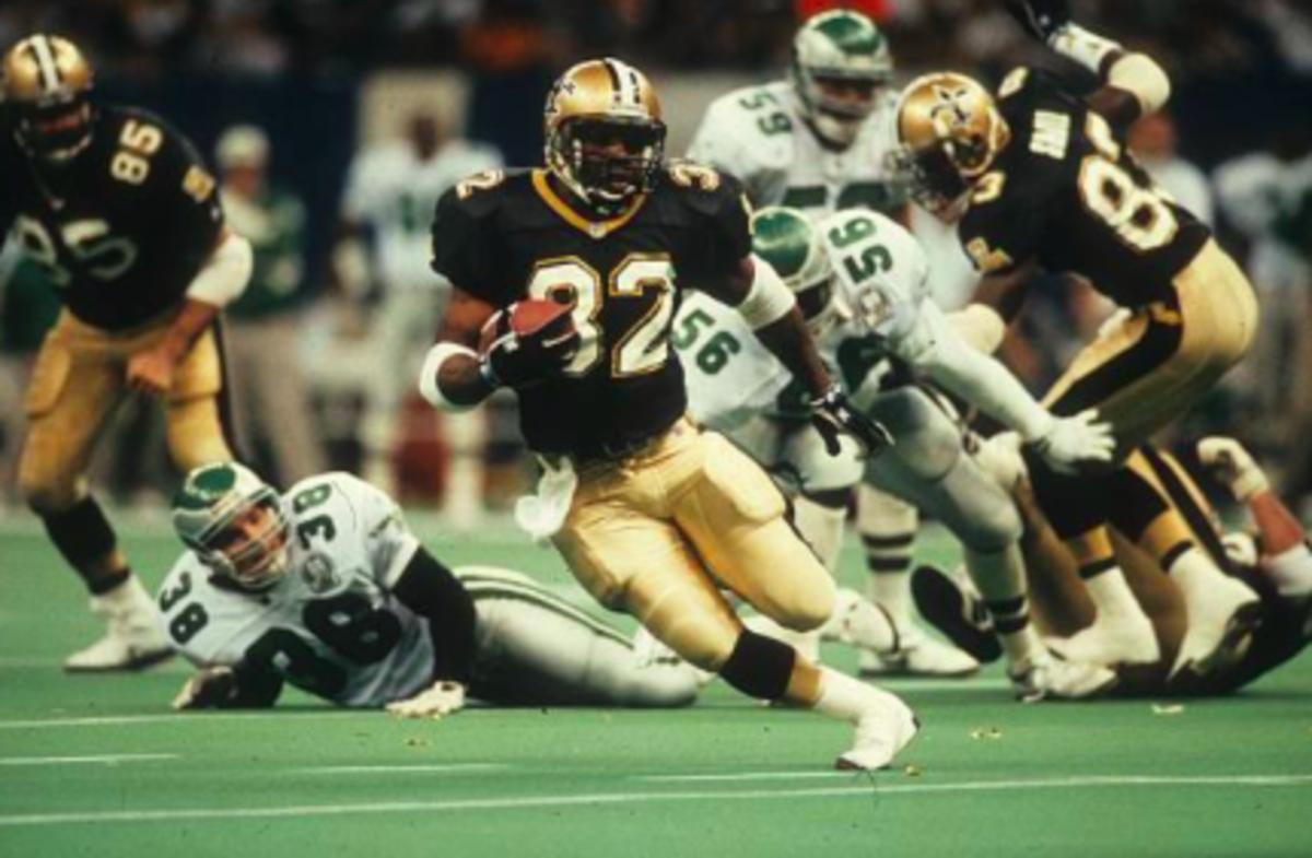 Vaughn Dunbar was the first-round pick of the New Orleans Saints in 1992. (Photo courtesy New Orleans Saints.)