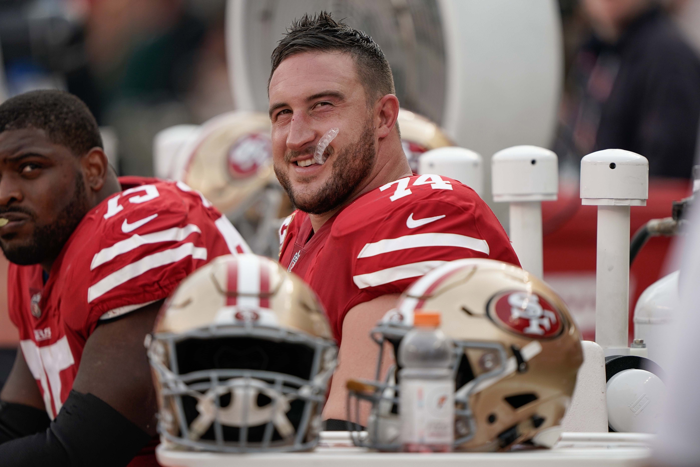 49ers' Joe Staley in no hurry to leave — or retire