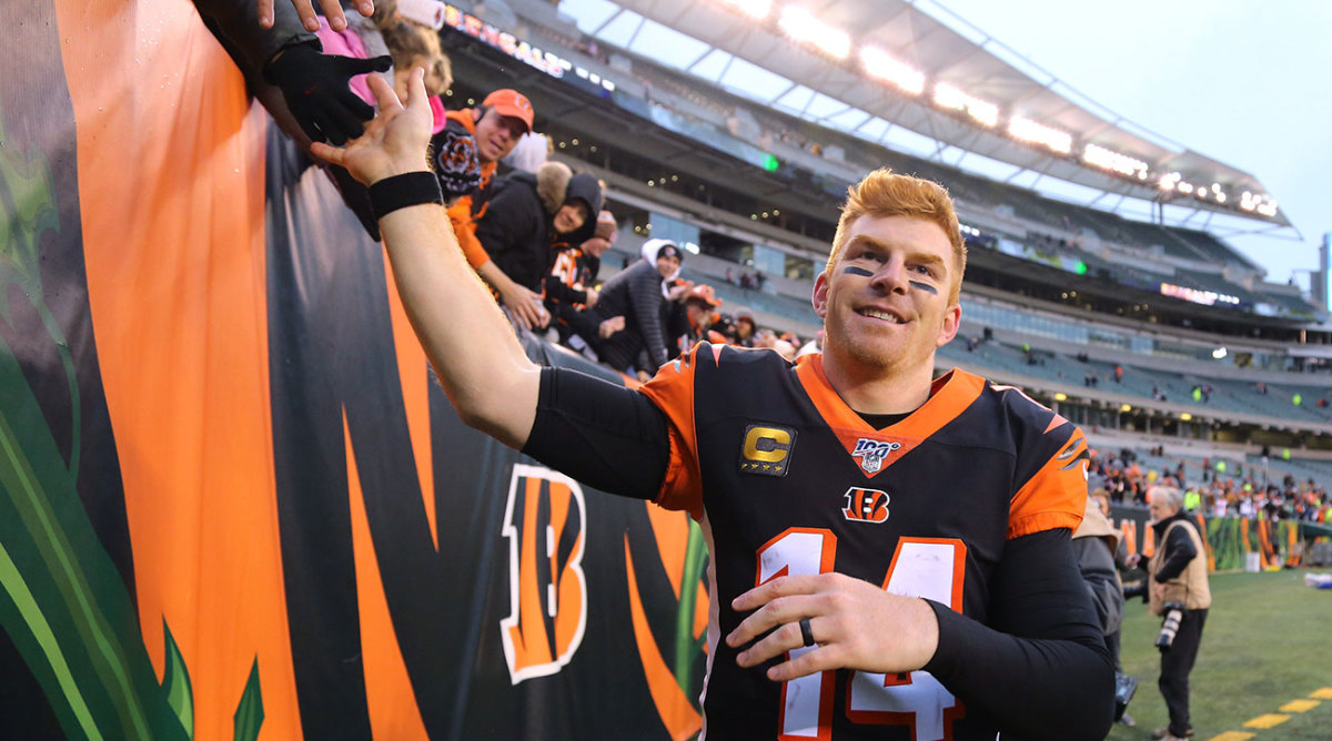 Cowboys QB Andy Dalton celebrates 'special' win over Bengals in