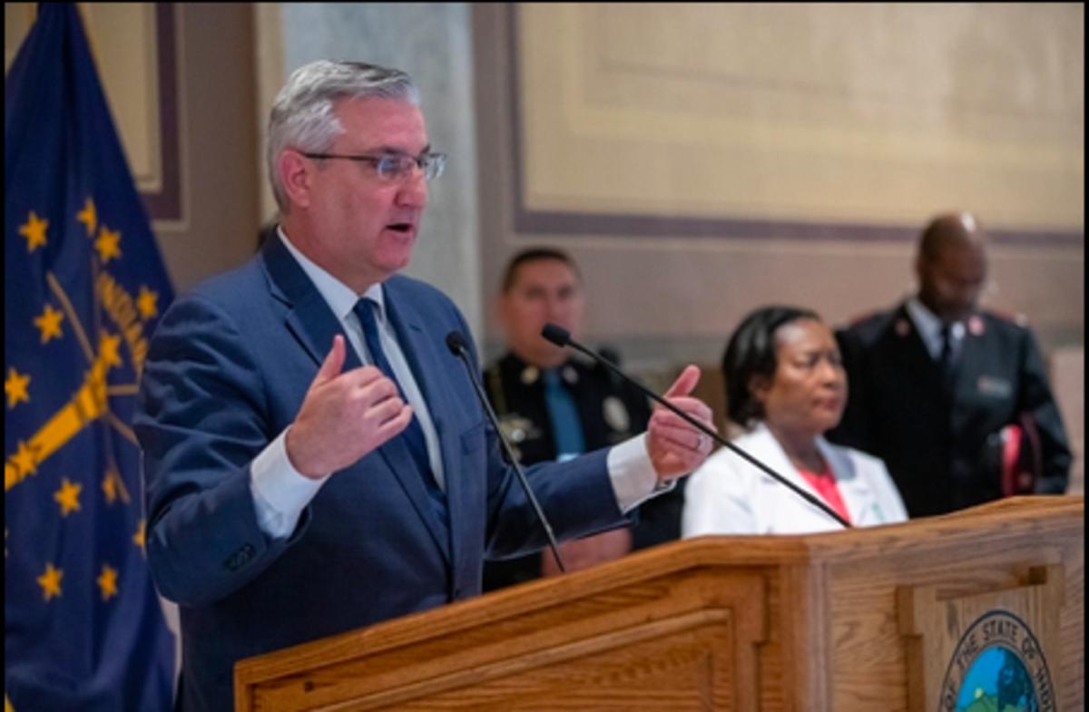 On Friday, Indiana Gov. Eric Holcomb rolled out a five-phase plan to re-open business in the state, and he's hoping everything can be full-go by July 4. (USA TODAY)