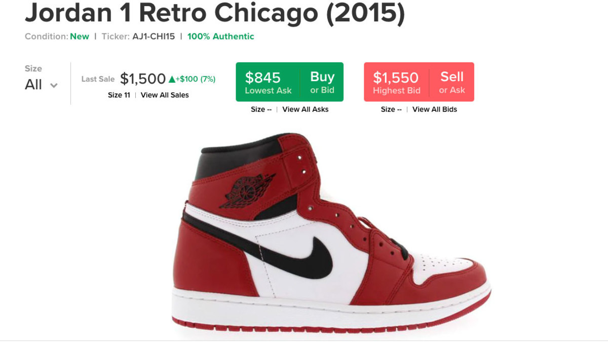 The Last Dance causes Air Jordan 1 price increase - Sports Illustrated