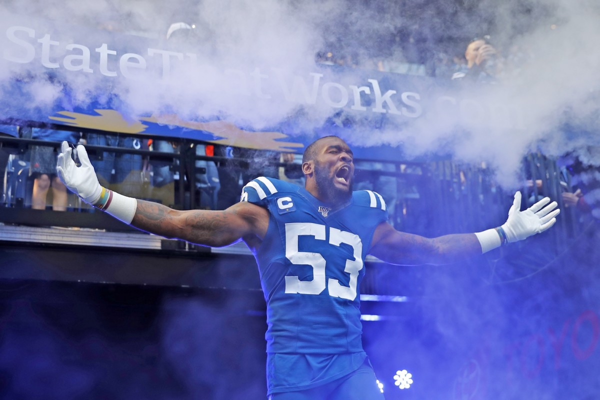 Indianapolis Colts guard Quenton Nelson and linebacker Darius