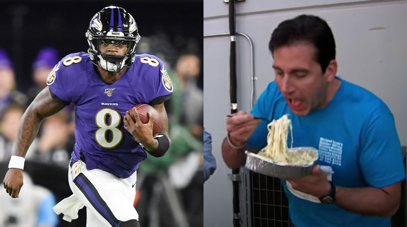 What NFL MVP Lamar Jackson eats before a big game