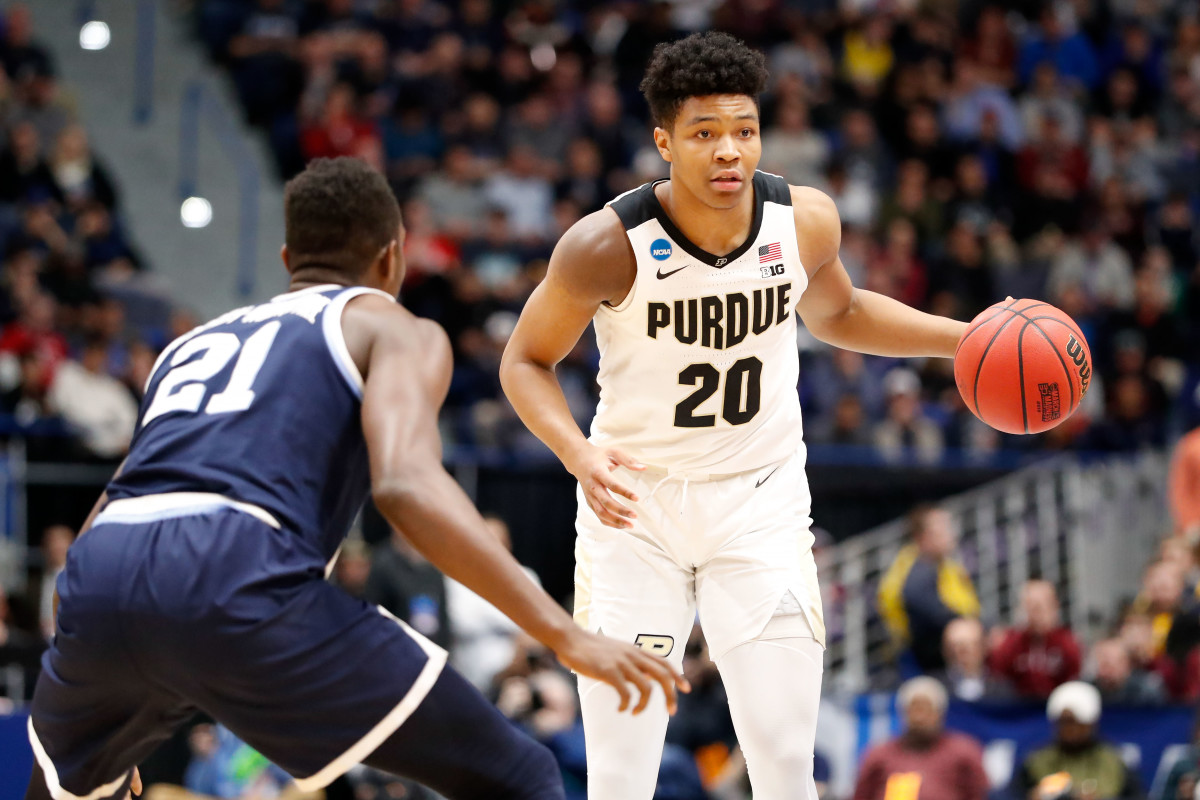 Purdue junior Nojel Eastern (20) entered the NCAA transfer portal on Tuesday after playing three seasons at Purdue. (USA TODAY Sports.)