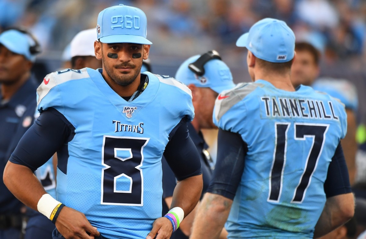 Marcus Mariota Finally Makes Las Vegas Raiders Debut - Sports Illustrated  Tennessee Titans News, Analysis and More