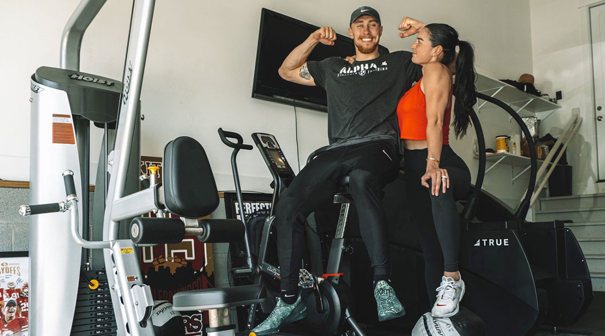 Inside George Kittle's home gym, 49ers offseason - Sports Illustrated