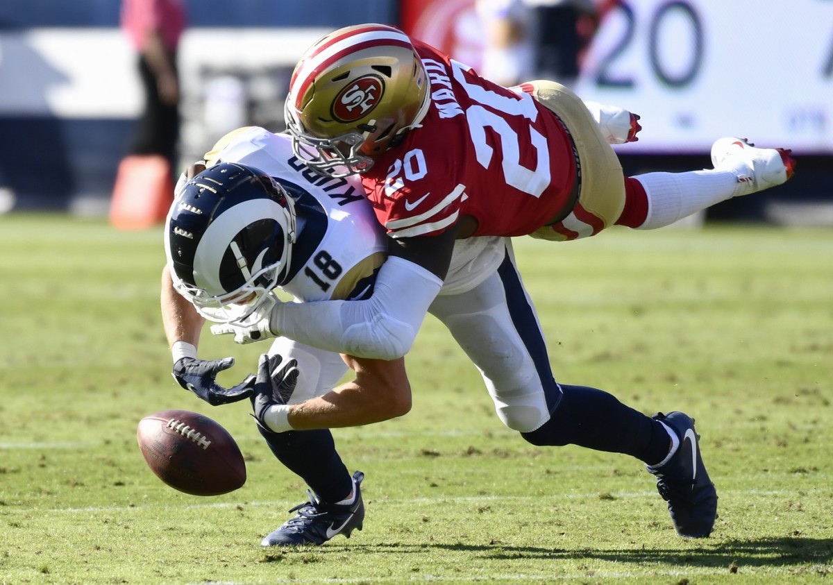 San Francisco 49ers cornerback Jimmie Ward during the game between