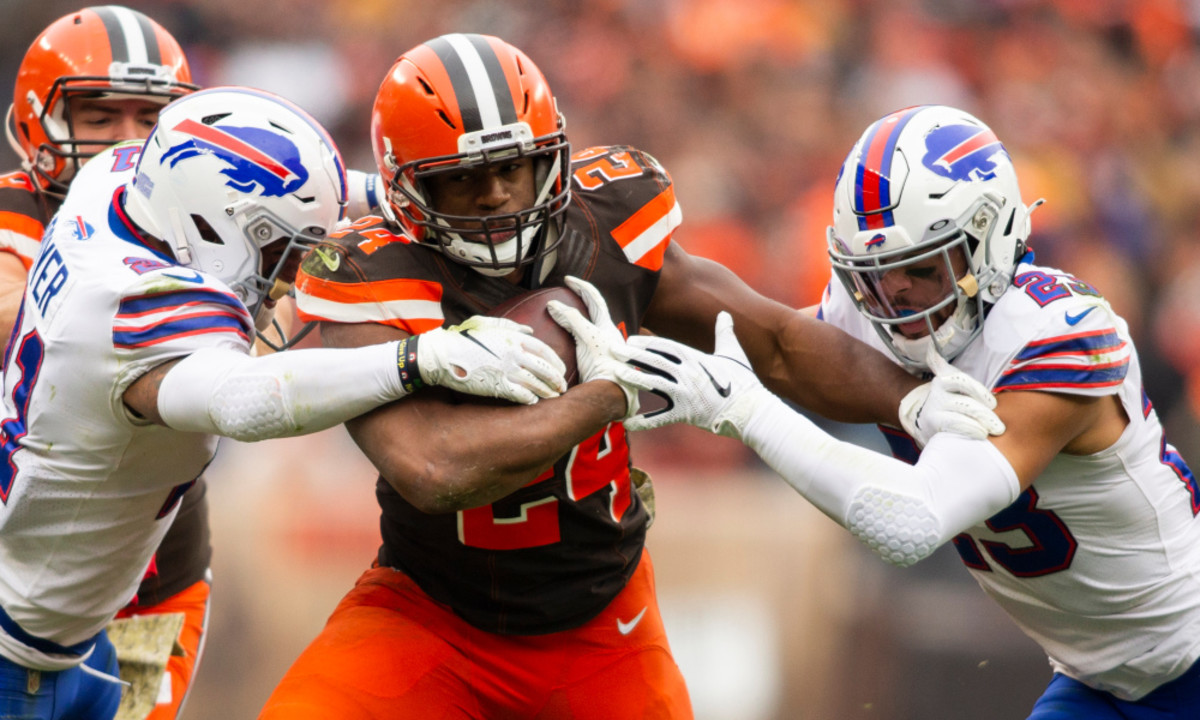 Nick Chubb: Browns' Healthy O-Line Ready for AFC 'Blood Bath'