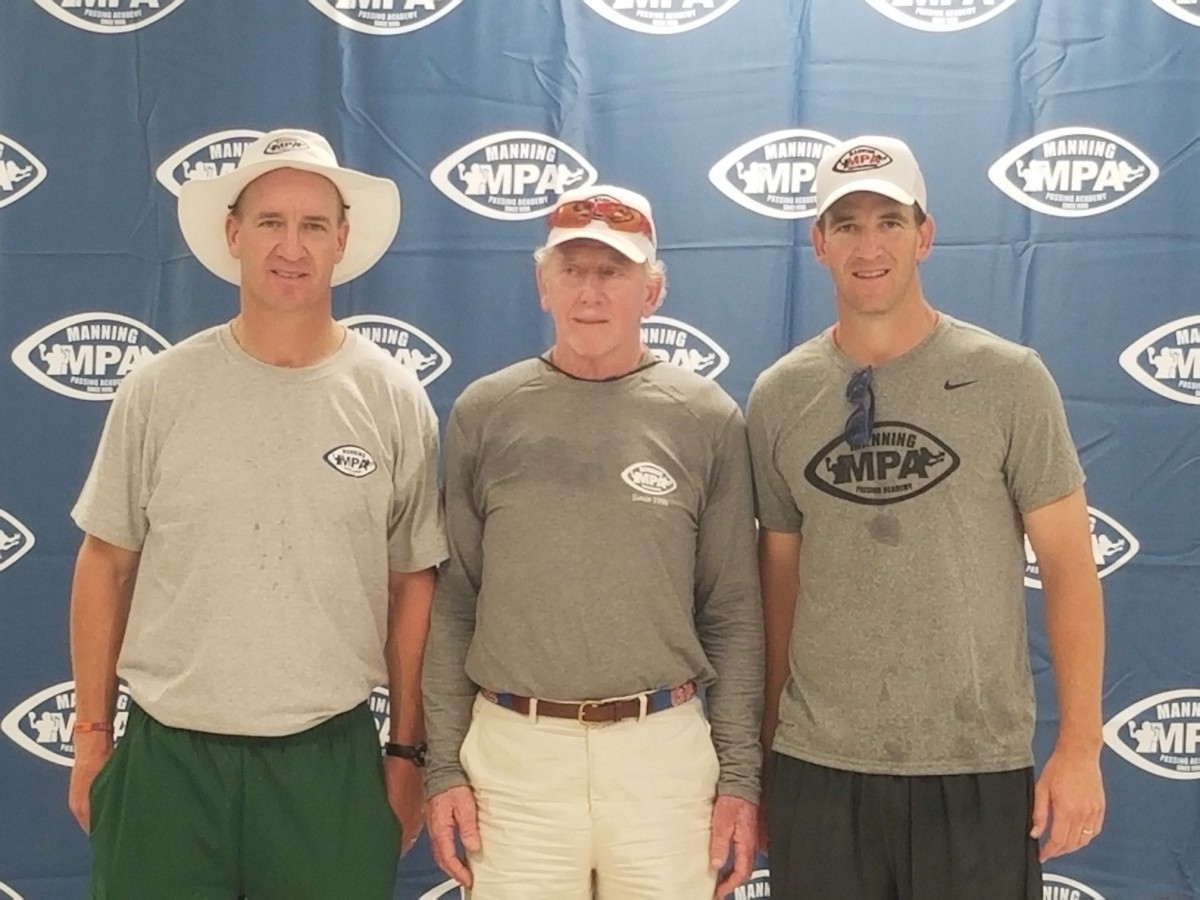 Peyton Manning, Eli Manning reflect on 25 years of passing academy