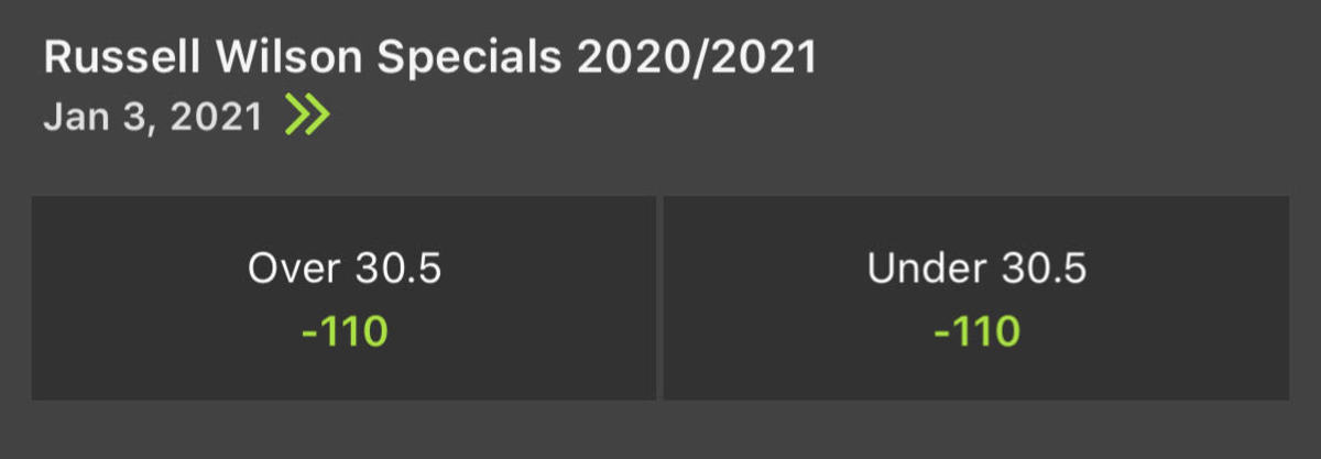 Betting the Over for Russell Wilson Passing Yards Player Prop Bet