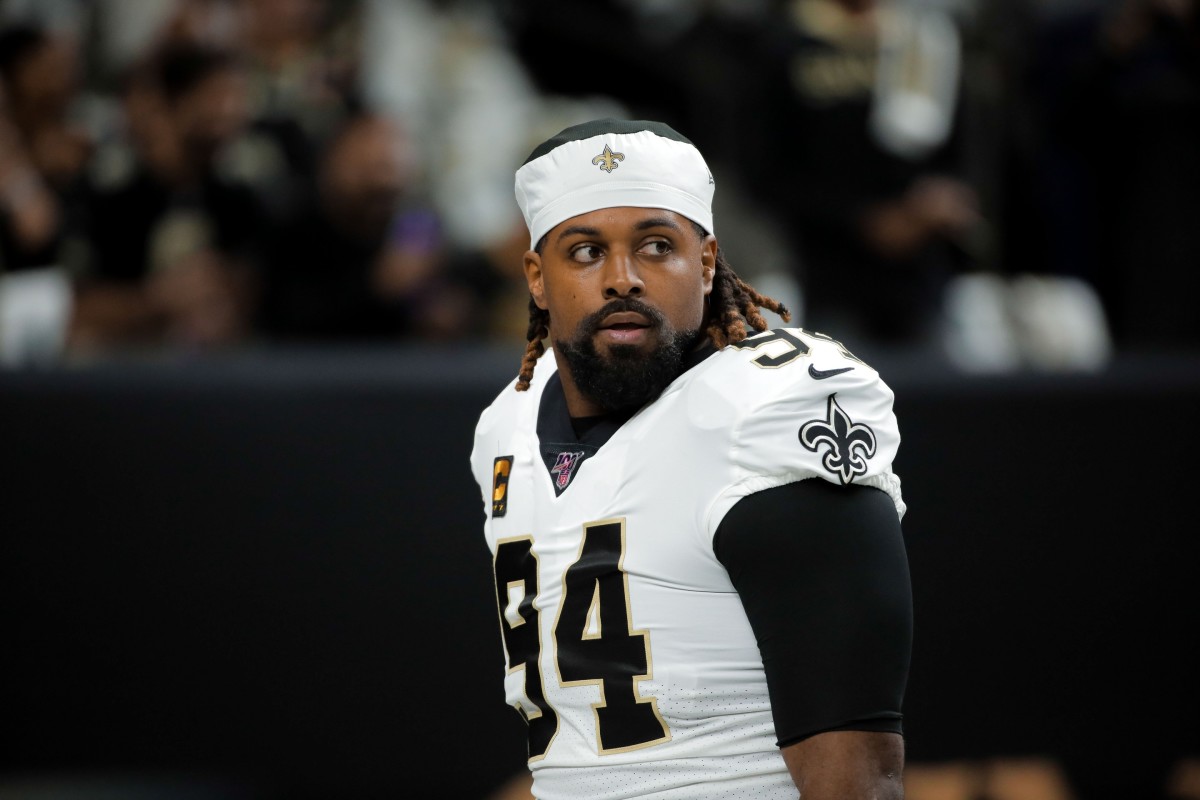 Saints DE Cameron Jordan wore a 'Blow Whistles Not Games' shirt to