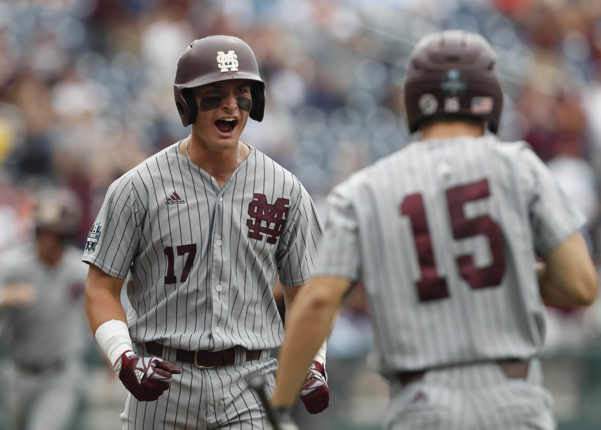 mississippi state baseball pinstripe - Google Search  Mississippi state  baseball, Baseball, Outdoor basketball court