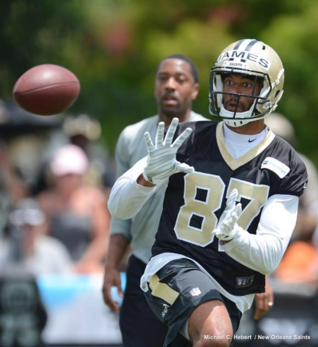 The Bachelor, Matt James, was in Saints 2015 Rookie Mini-Camp