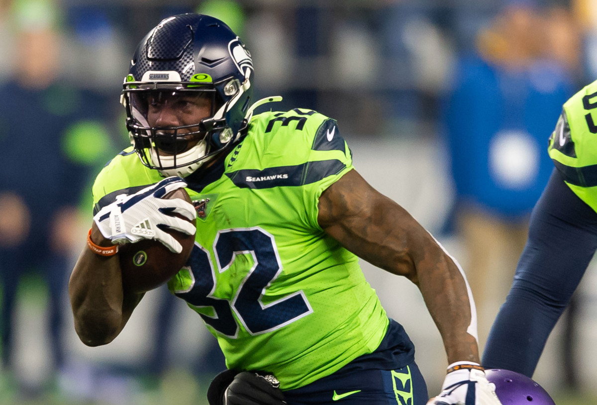 Seahawks rushing attack is still nonexistent, Chris Carson not used most of  second half - NBC Sports