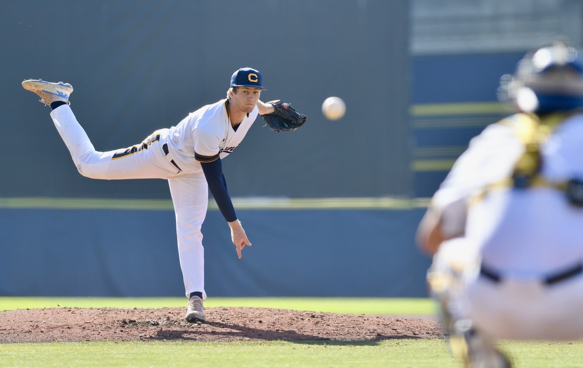 Right-hander Joseph King was an effective relief pitcher for Cal