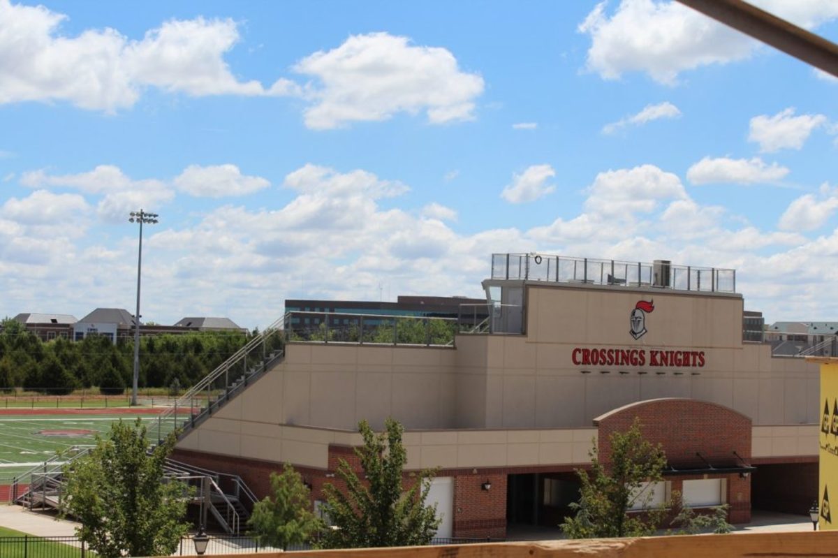 The stadium at Crossing Community School.