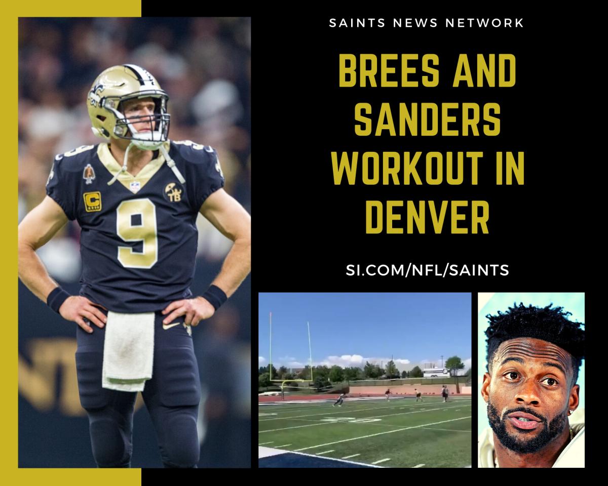 A First Look at WR Emmanuel Sanders in a Saints Helmet - Sports Illustrated  New Orleans Saints News, Analysis and More