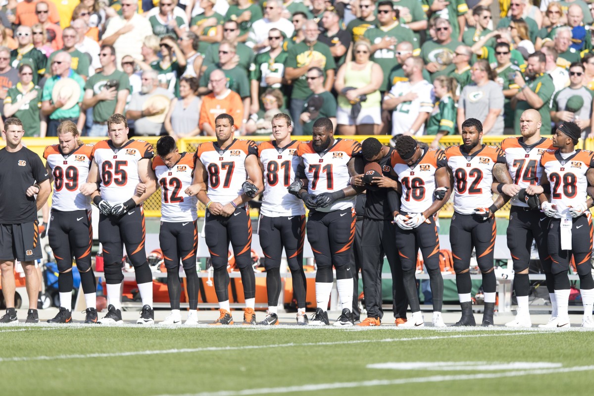 Bengals Notes: Team will be unified during anthem, captains named