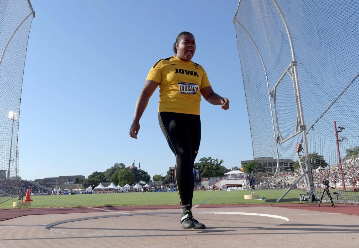 Laulauga Tausaga is the co-chair of Iowa's 'Speak Your Truth' committee. (Kirby Lee/USA Today Sports)