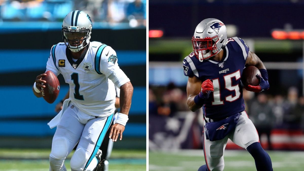 Patriots' Cam Newton Works Out in Los Angeles With WR N'Keal Harry ...