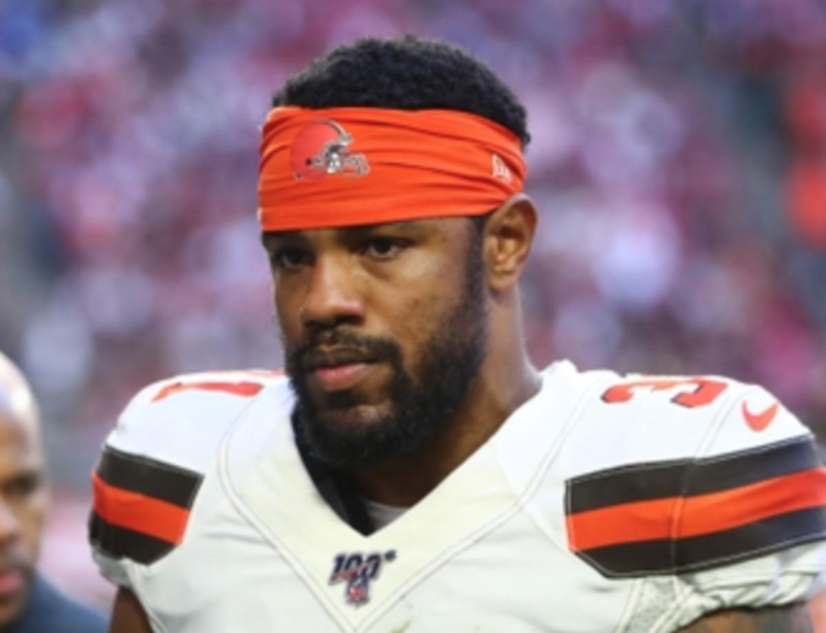 Browns safety Juston Burris voted as team's Ed Block Courage Award  recipient 