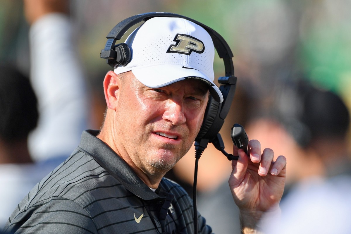 What Jeff Brohm Said Ahead of Purdue Football’s Game Against Indiana State