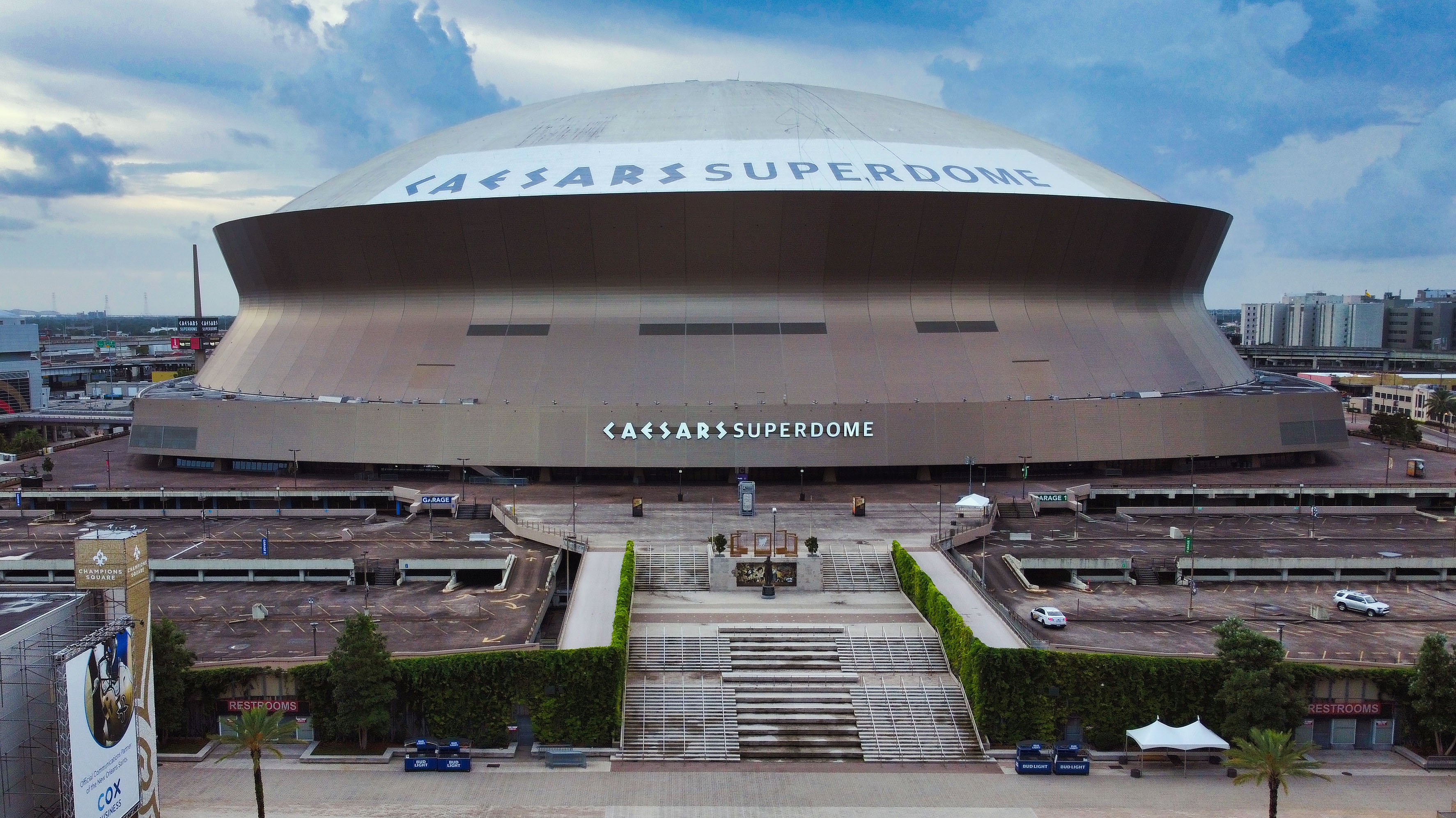 Stairs will still be the primary way for fans to exit Superdome