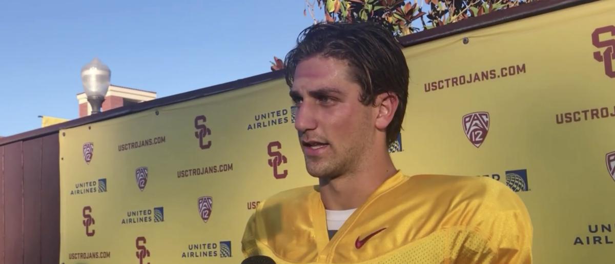 USC QB Kedon Slovis 'Not Focused' On Quarterback Battle - Sports ...