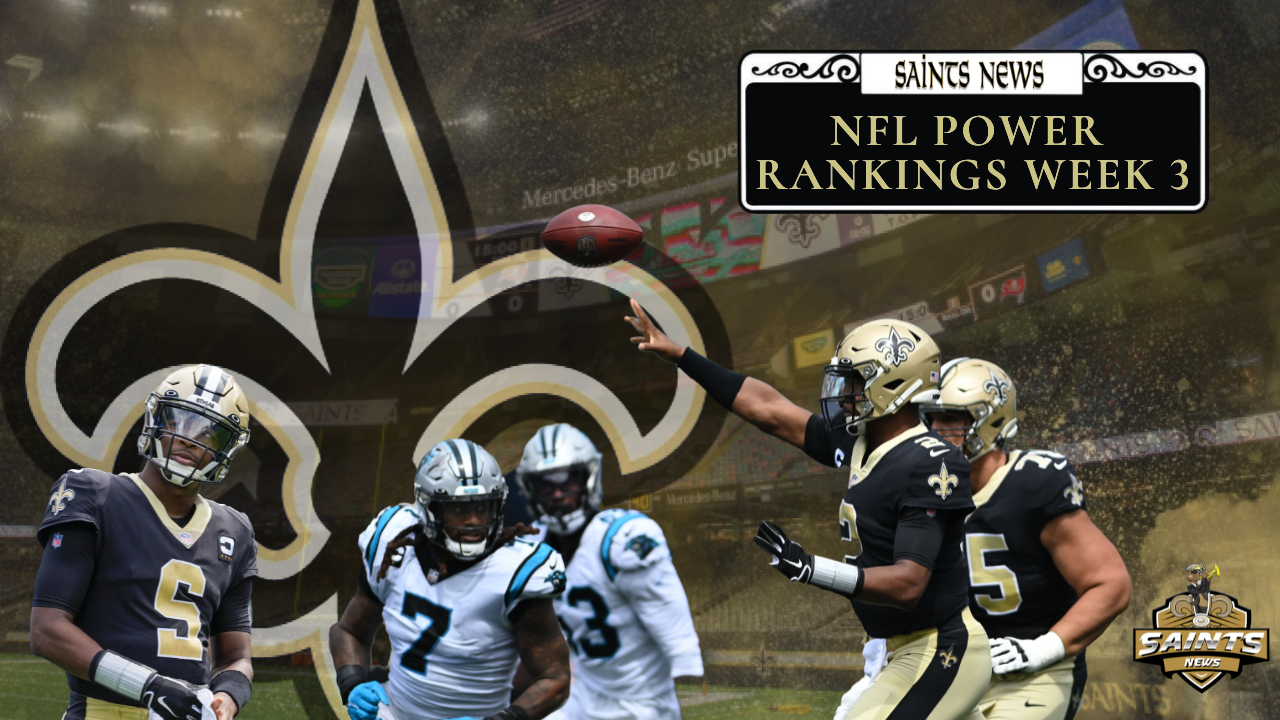 New Orleans Saints NFL power rankings roundup, going into Week 3