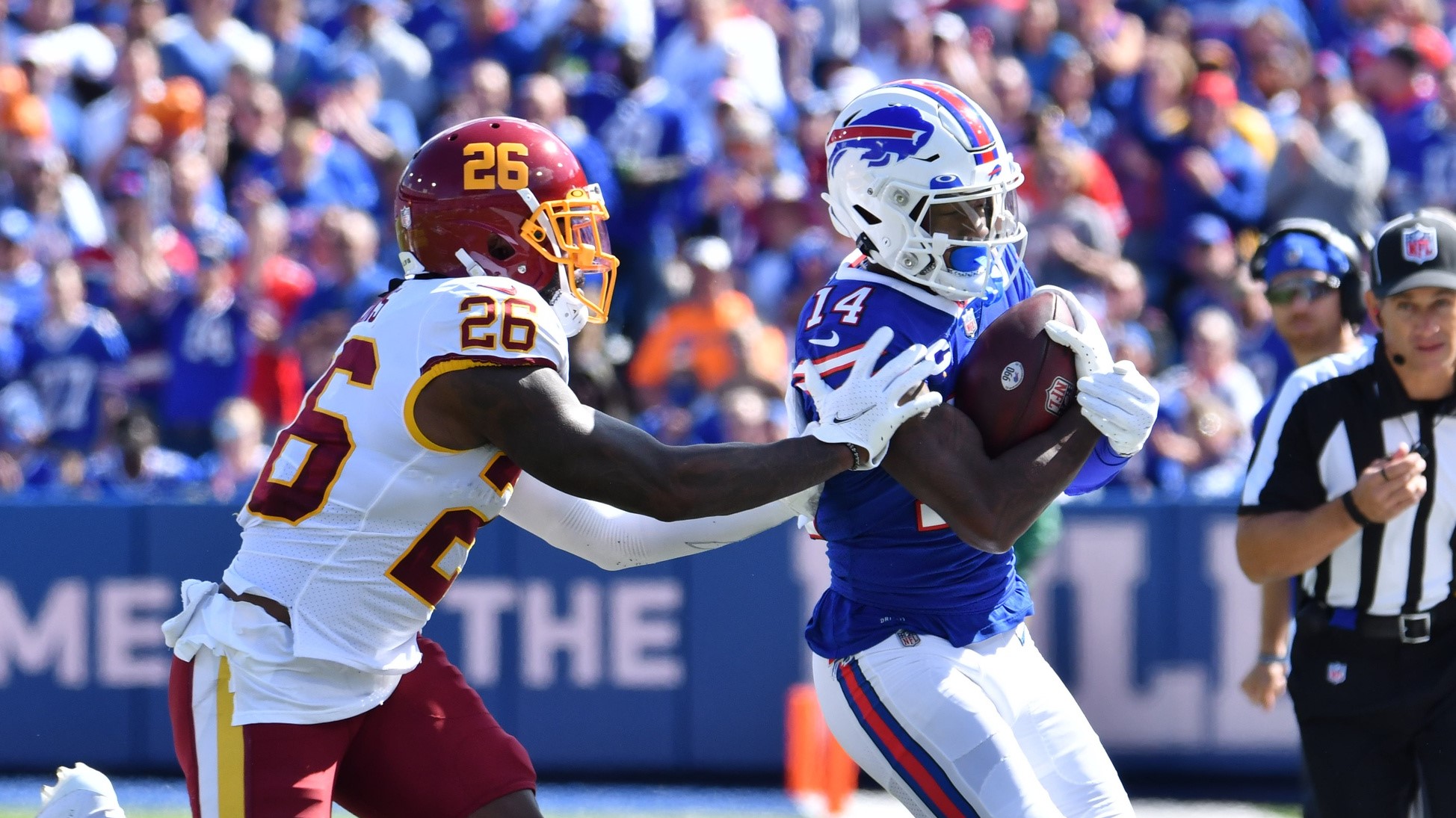 Stefon Diggs leads NFL in catches and receptions for Buffalo Bills