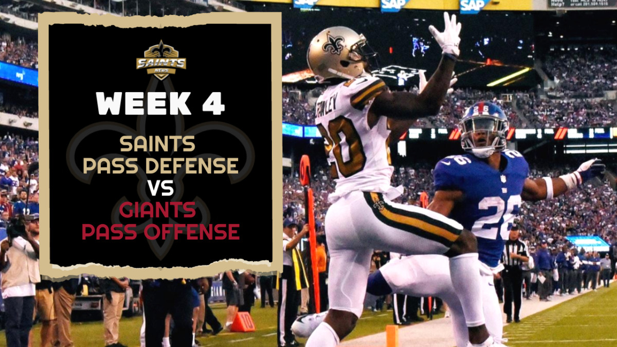 Refocused, NFL Week 4: New Orleans Saints 33, New York Giants 18, NFL  News, Rankings and Statistics