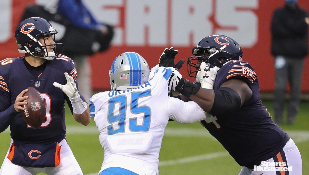 Mitchell Trubisky, Bears get needed confidence boost against Lions - Sports  Illustrated