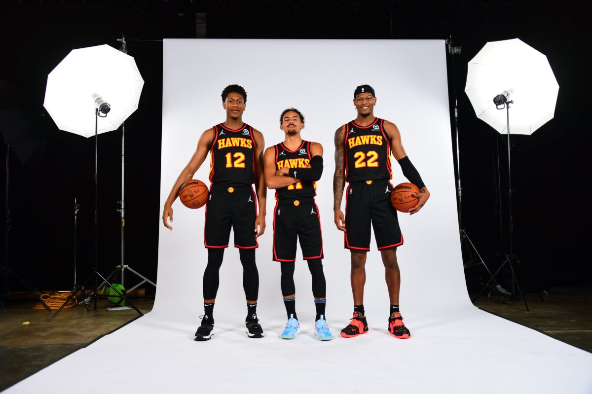 De'Andre Hunter, Trae Young, Cam Reddish