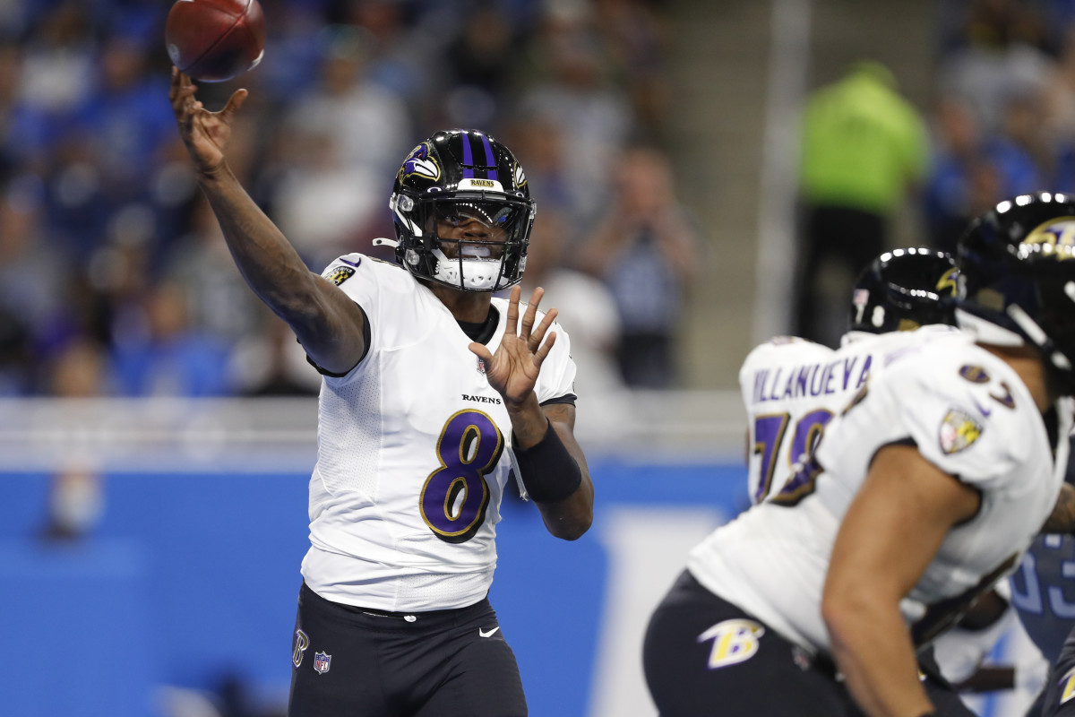 Ravens QB Lamar Jackson Making Strides Throwing Ball Downfield - Sports ...