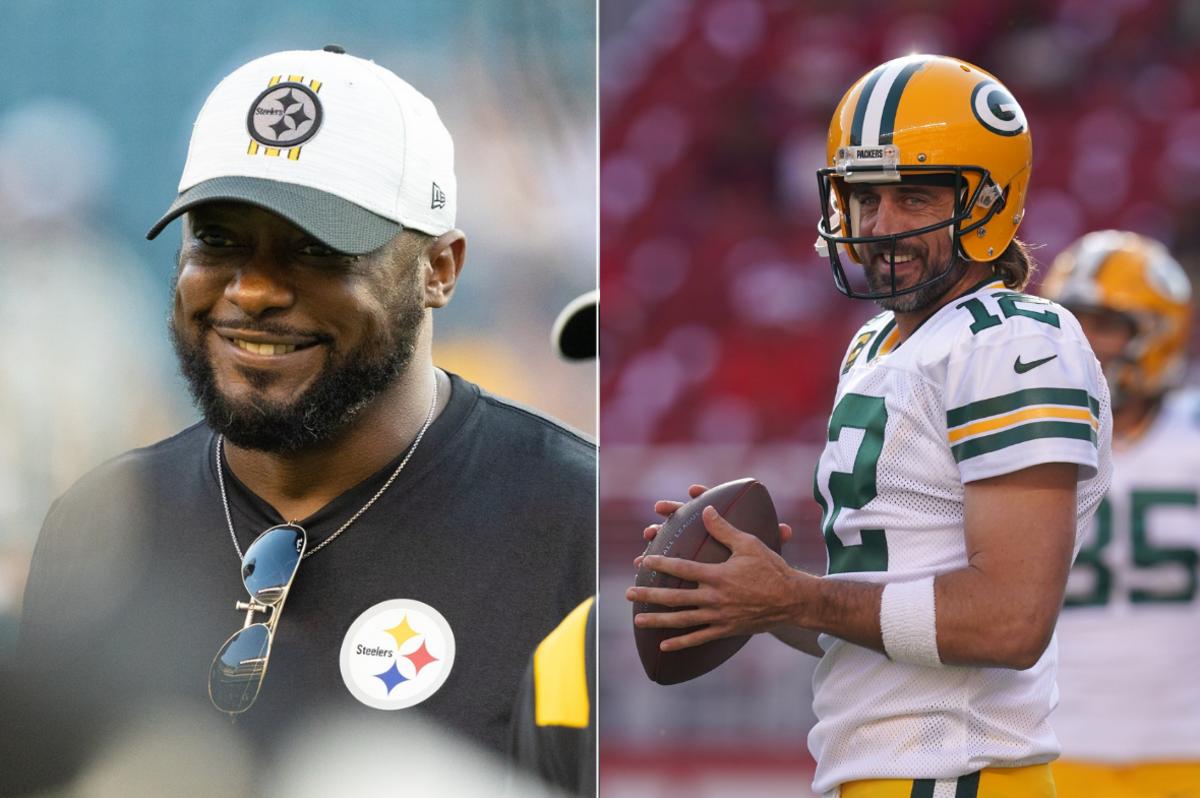 Steelers: Mike Tomlin ratchets up heat of Aaron Rodgers-Sean