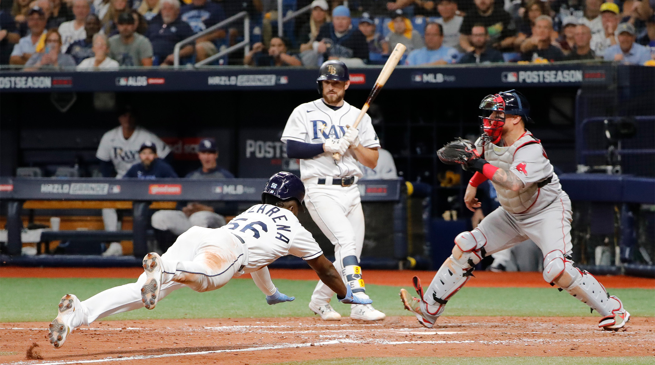 Randy Arozarena gives Rays home-run record in first inning, walkoff win  over White Sox in 10th - The Boston Globe