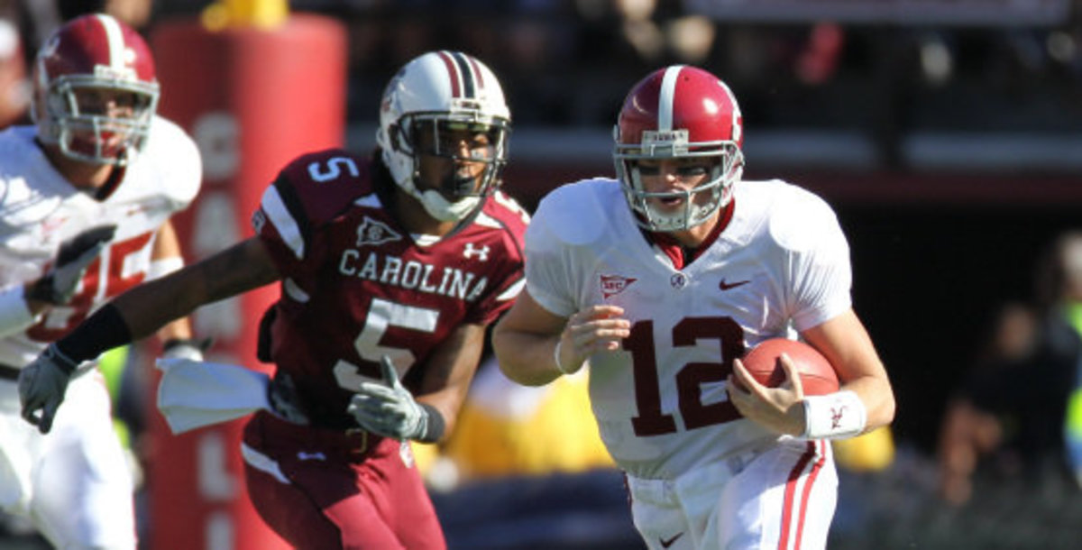 South Carolina 35, Alabama 21, Oct. 9, 2010