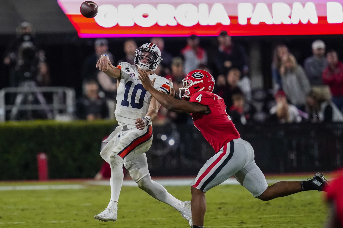 Bo Nix needs to play better than he did against Georgia when Auburn travels to play Arkansas.