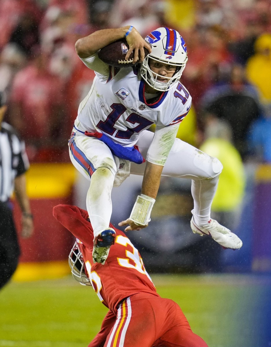 Josh Allen and the Bills make a memorable leap in Kansas City